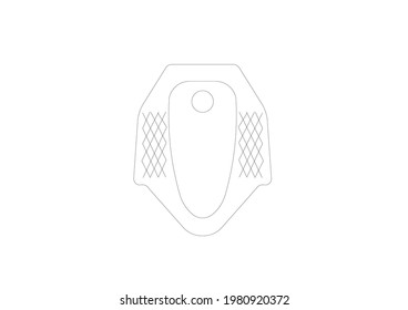simple bathroom toilet sketch image