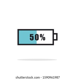 simple battery design icons  for your web site design, logo, app, UI, vector illustration