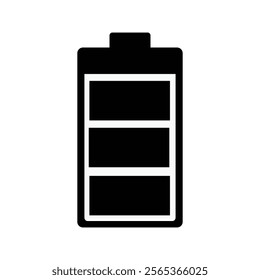 simple battery icon illustration design