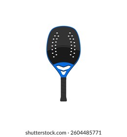 Simple beach tennis racket template.