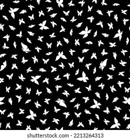 Simple and beautiful butterfly seamless pattern,