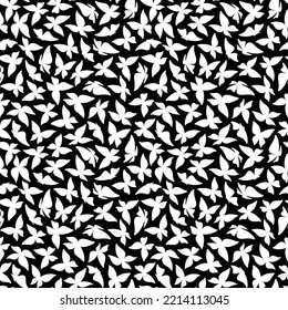 Simple and beautiful butterfly seamless pattern,