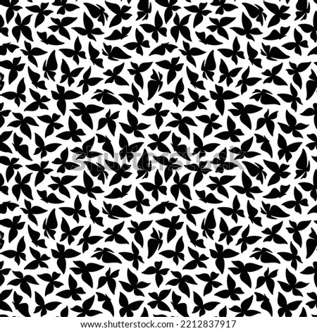 Simple and beautiful butterfly seamless pattern,