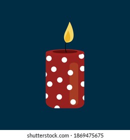 simple and beautiful christmas candles