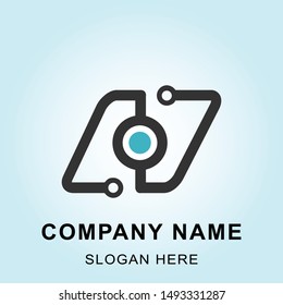 It is simple, beautiful & energetic logo icon design vector.