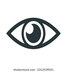 Simple beautiful eye icon. Vector.
