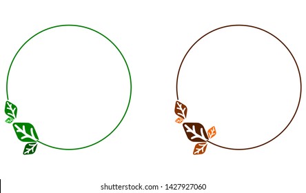 Simple Beautiful Flower Frame for Decoration Design