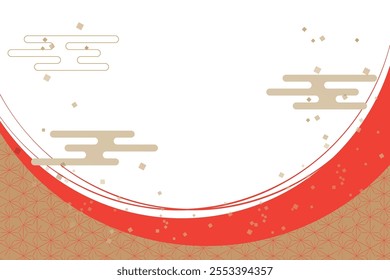 Simple and beautiful Japanese Pattern Background Clip Arts
