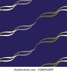 A simple beautiful wavy swirls pattern vector illustration background design