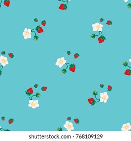 Simple and beauty botanical abstract seamless pattern background. Floral vector illustration will perfect for textile and paper wrapping print. Can be copied without any seams.