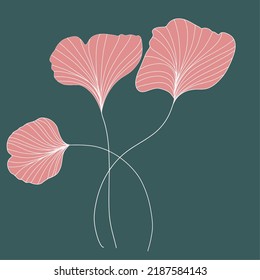 Simple Beauty Ginko Leaf Set Design