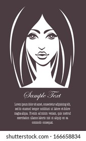 simple beauty, vector commercial background