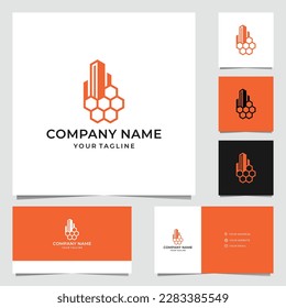 Simple Bee Apartment Logo Design 2
