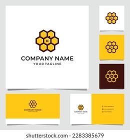 Simple Bee House Logo Design 3