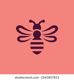 Simple Bee Logos for Clean Designs