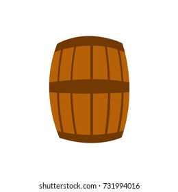 Simple Beer Barrel Illustration