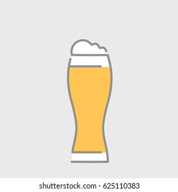 Simple of Beer Related Vector Line Icons