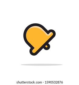 simple bell design icons  for your web site design, logo, app, UI, vector illustration