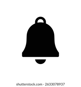 Simple Bell with Hanging Clapper for Minimalist Christmas Decor