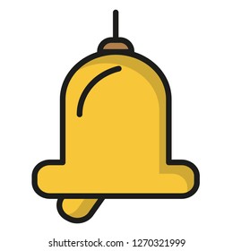 simple bell icon illustration