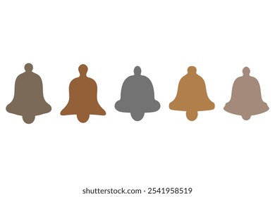 Conjunto de diseño de ilustración de campana simple