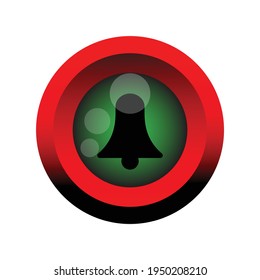 Simple bell vector illustration, great for icons and logos