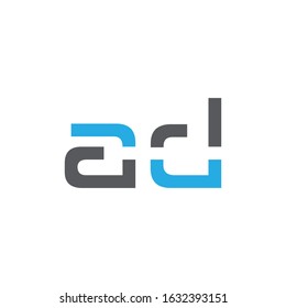 Simple & Better AD letter logo 