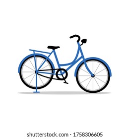 simple bicycle classic vector illustration