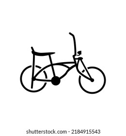 Simple Bicycle Icon, Vector Illustration 