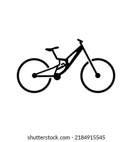 Simple Bicycle Icon, Vector Illustration 