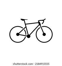 Simple Bicycle Icon, Vector Illustration 