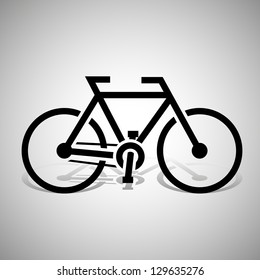 simple bicycle pictogram