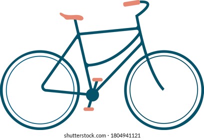 simple bicycle vector icon design