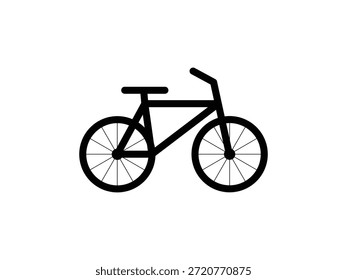 Icono de Vector de bicicleta simple – Ilustración de contorno de ciclo mínimo
