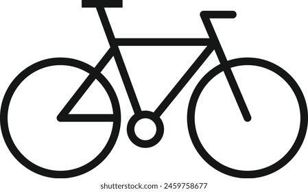 Simple Bike Line Logo vector