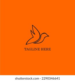 Simple Bird Logo Design Simple And Elegant suitable for your business
