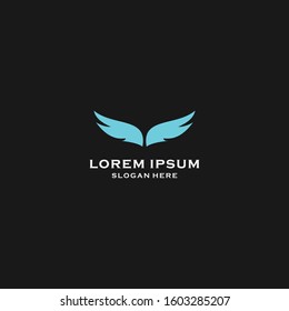 SIMPLE BIRD LOGO DESIGN TEMPLATE ELEMENTS