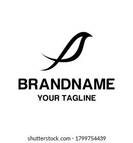 Vector de diseño de logotipo de pájaro simple EPS 10