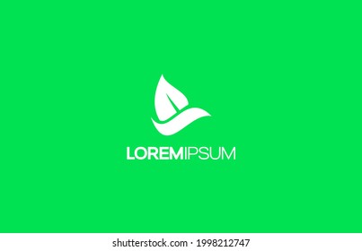 Simple Bird logo icon design template vector elements for your company brand. with green color