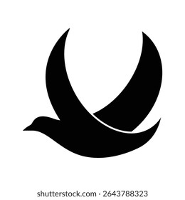simple bird logo illustration design