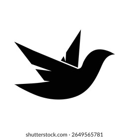 simple bird logo illustration design