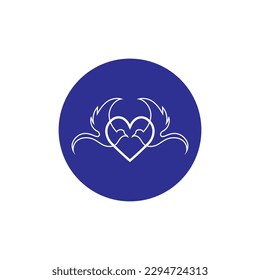 simple Bird logo and symbol vector illustration design