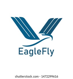 simple bird logo template design 