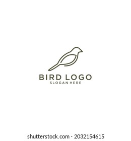 simple bird logo that is easy to recognize and remember