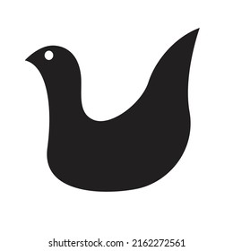 simple bird logo vector design