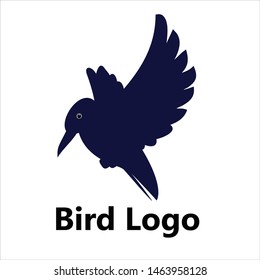 simple bird logo vector, eps 10