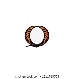Simple bird logo, vector illustration, simple outline on white background