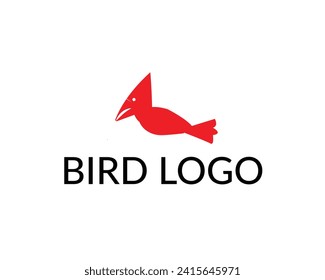 Simple bird logo  victor design.