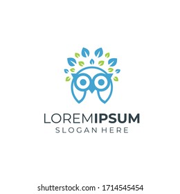 Diseño del logotipo de la naturaleza de las aves simples vectores