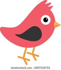 Simple Bird vector colorfull design